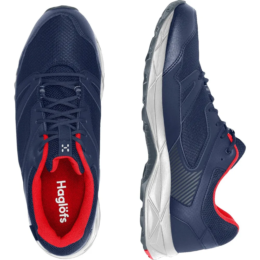 Haglöfs Trail Fuse Low Goretex Wanderschuhe, Tarn blue / zenith red