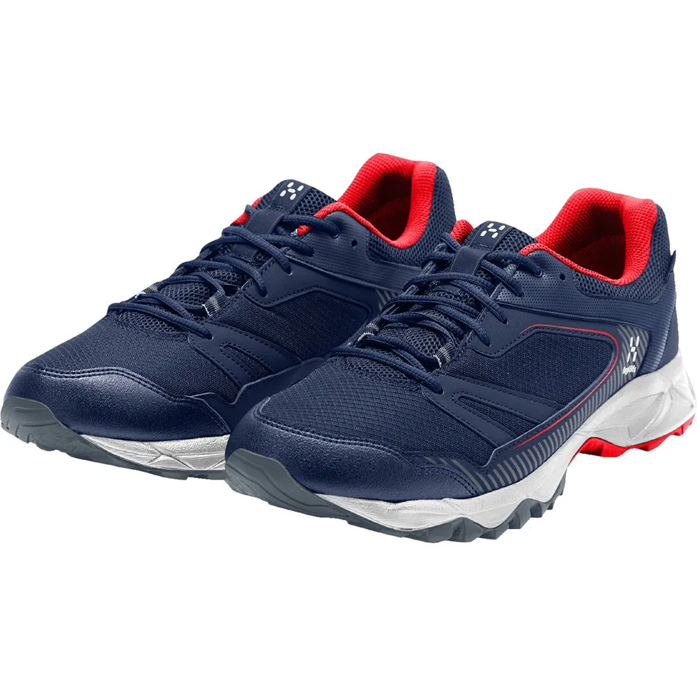 Haglöfs Trail Fuse Low Goretex Wanderschuhe, Tarn blue / zenith red