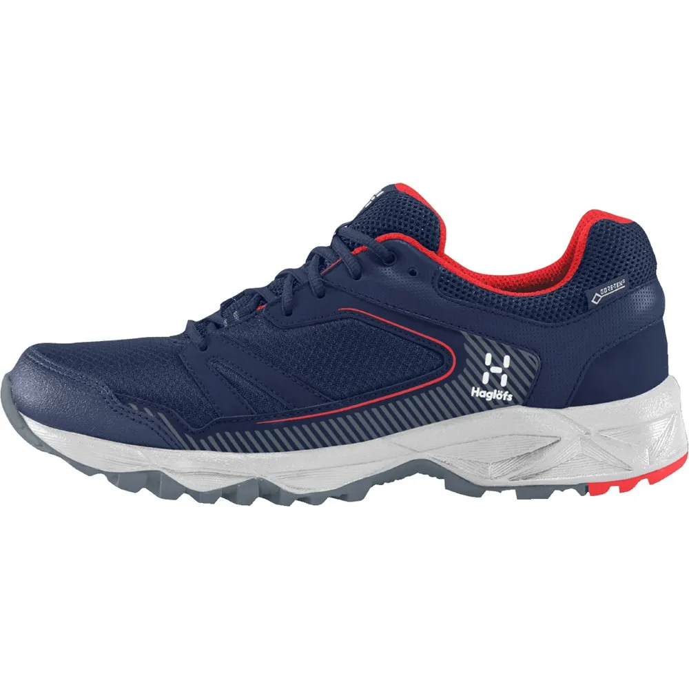 Haglöfs Trail Fuse Low Goretex Wanderschuhe, Tarn blue / zenith red