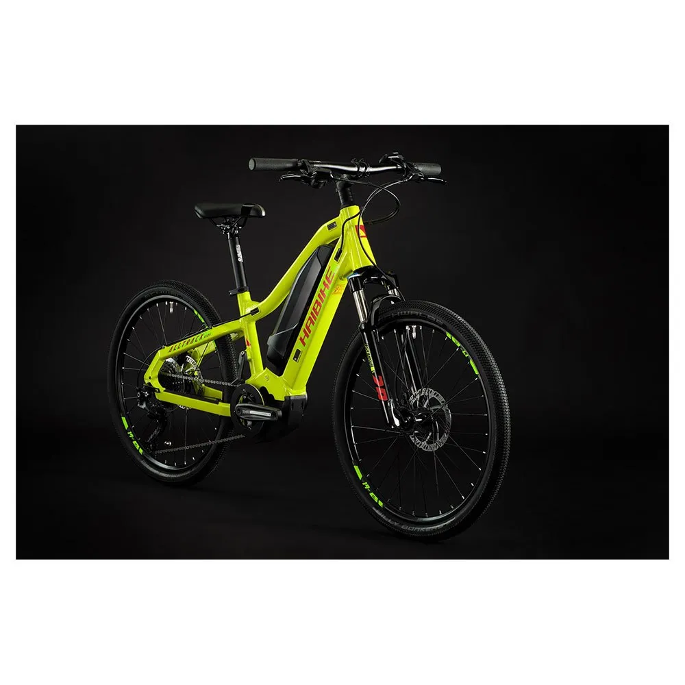 HAIBIKE Alltrack Kids 24´´ Altus 2022 Elektrische Mountainbike, Gloss / lime / crystal red, 34, 400Wh HAIBIKE Alltrack Kids 24´´ Altus 2022 Elektrische Mountainbike, Gloss / lime / crystal red, 34, 400Wh