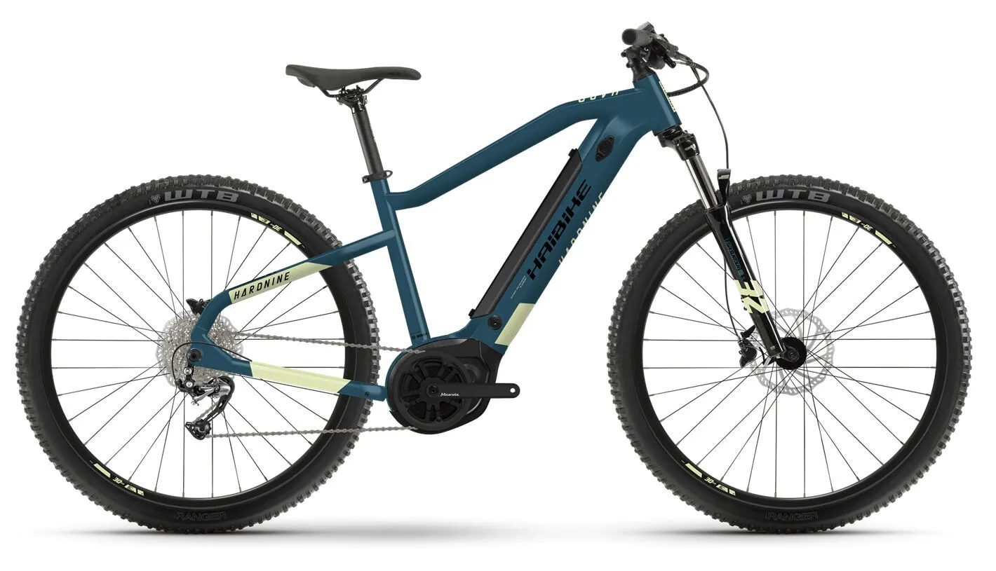 HAIBIKE HardNine 5 blue/canary 29" 500 Wh Diamant, Blau, 47cm
