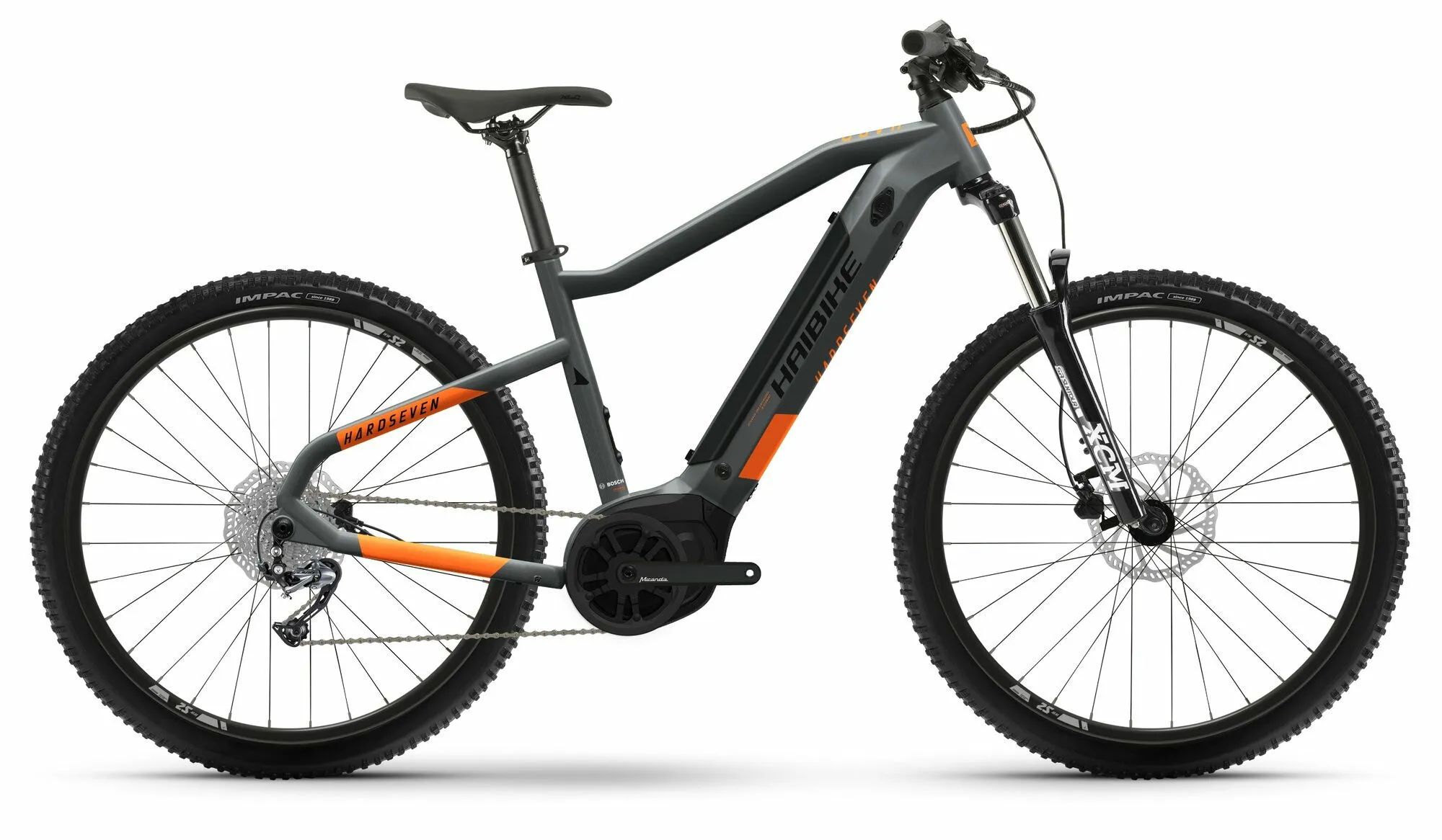 HAIBIKE HardSeven 4 cool grey/lava matte 27,5" 400 Wh Diamant HAIBIKE HardSeven 4 cool grey/lava matte 27,5" 400 Wh Diamant