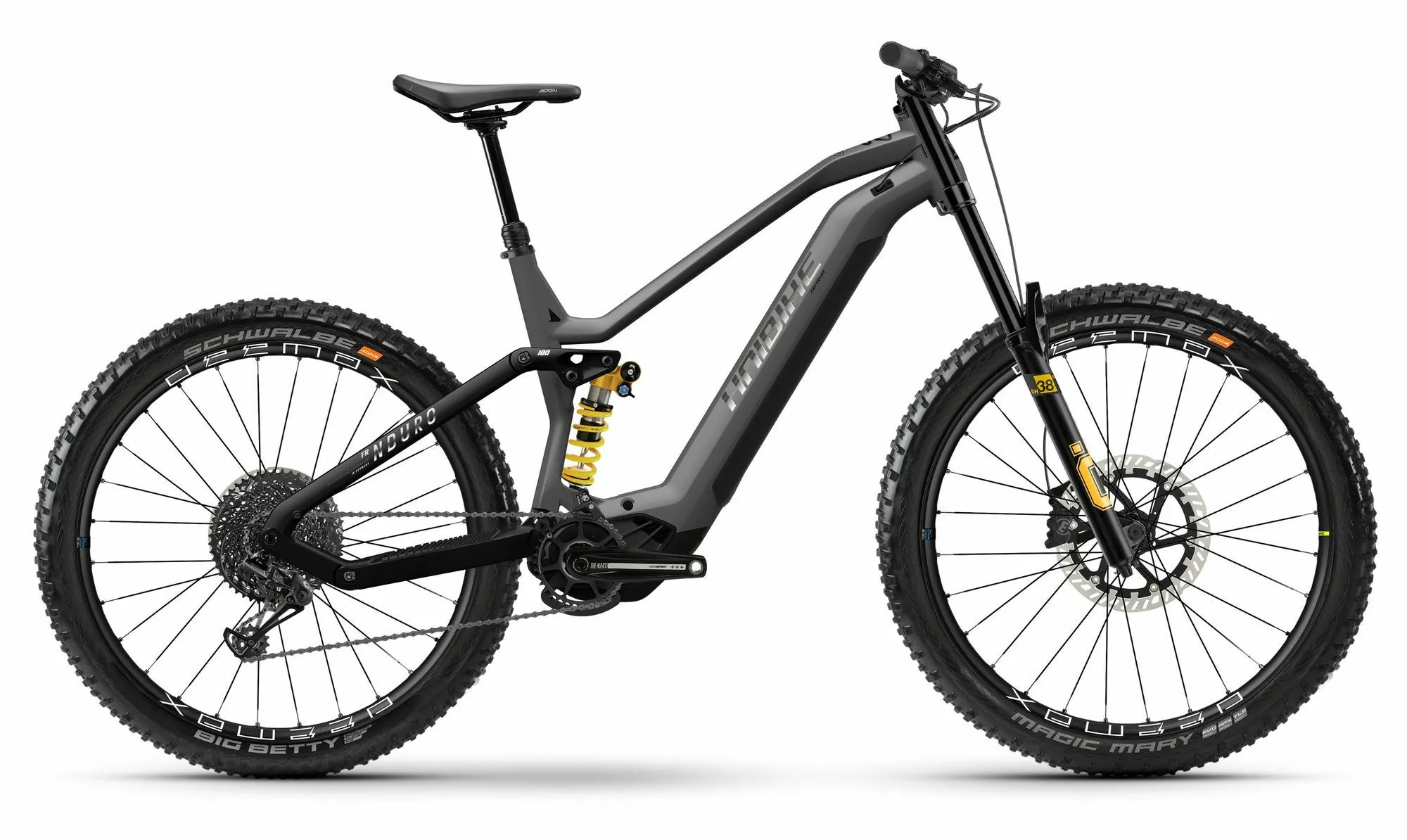 HAIBIKE Nduro 8 Freeride titan/black/chrome-matt 29"/27,5" 720 Wh Diamant HAIBIKE Nduro 8 Freeride titan/black/chrome-matt 29"/27,5" 720 Wh Diamant