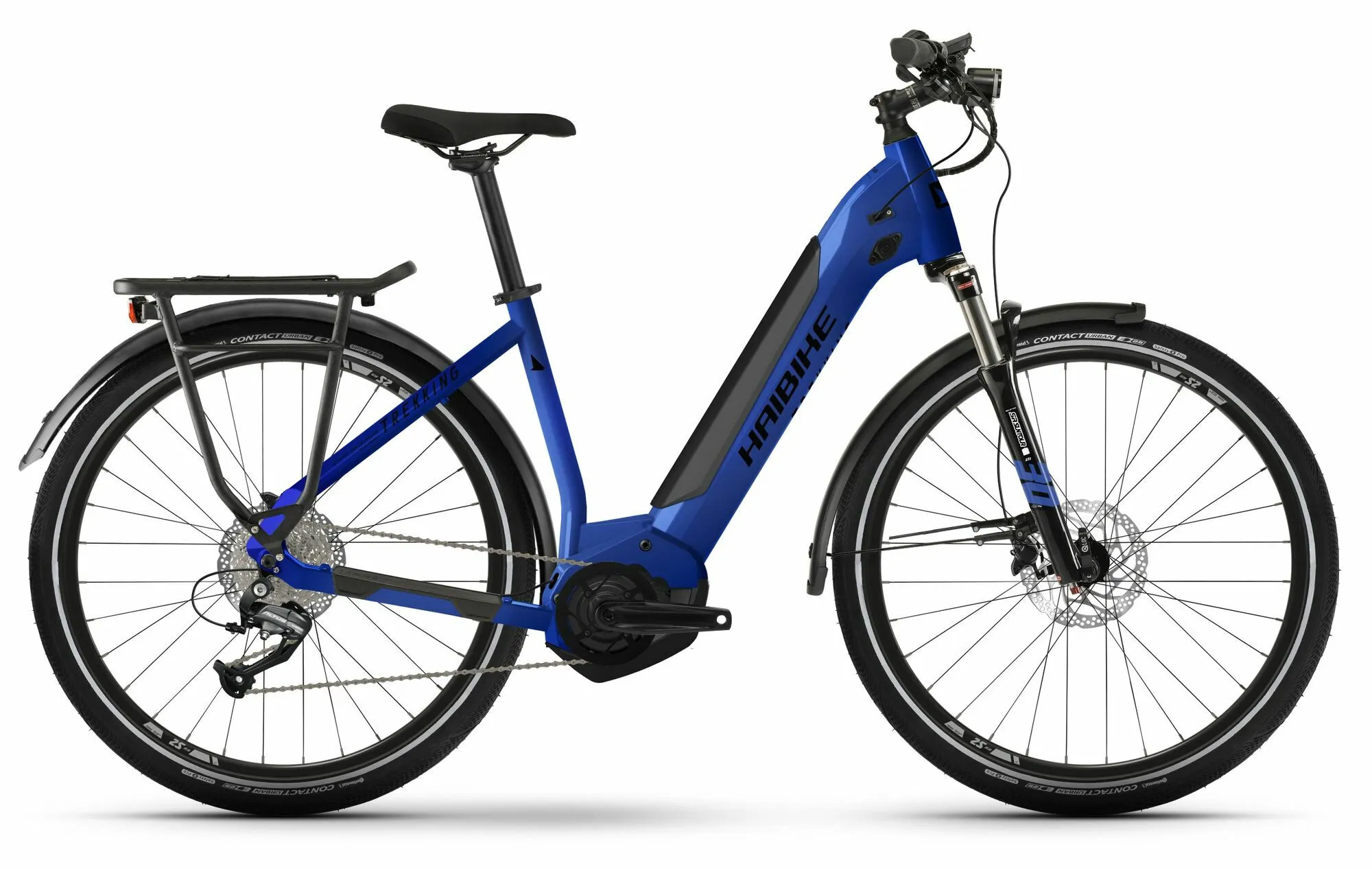 HAIBIKE Trekking 4 gloss/matte blue black 27,5" 500 Wh Wave, Blau, 50cm HAIBIKE Trekking 4 gloss/matte blue black 27,5" 500 Wh Wave, Blau, 50cm
