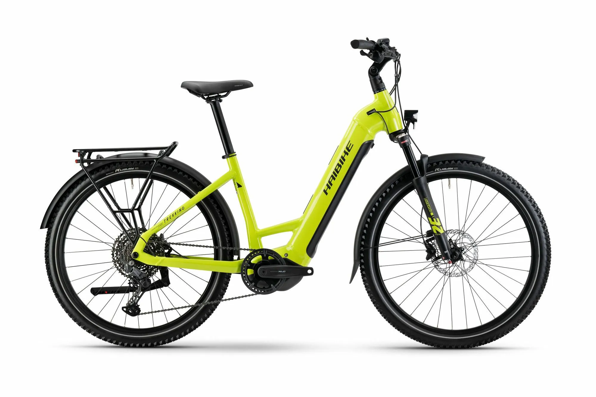 HAIBIKE TREKKING 5 olive/red glänzend 27,5" 720 Wh Wave