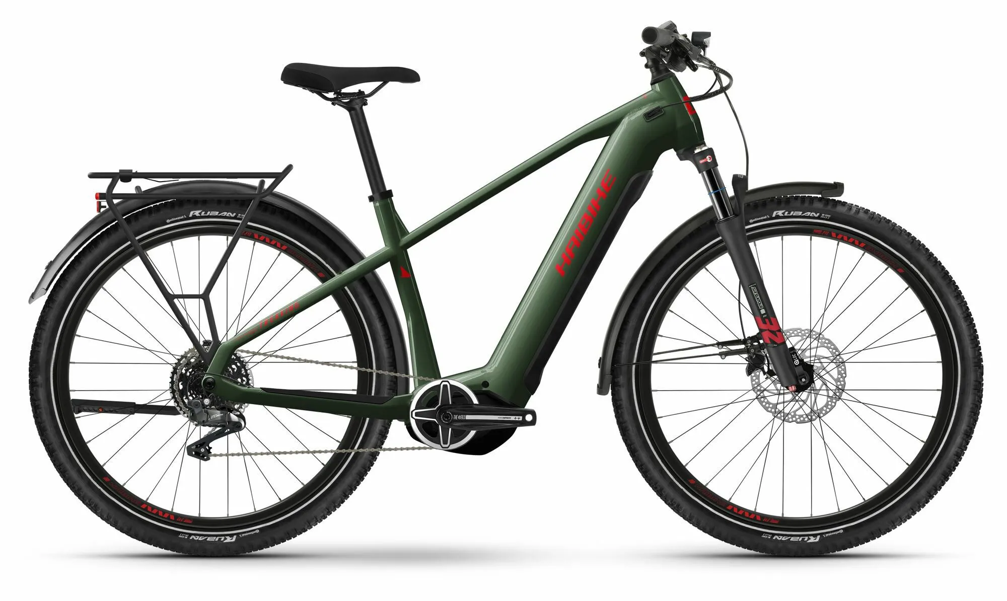 HAIBIKE Trekking 5 olive/red-gloss 2023 27,5" 720 Wh Diamant HAIBIKE Trekking 5 olive/red-gloss 2023 27,5" 720 Wh Diamant