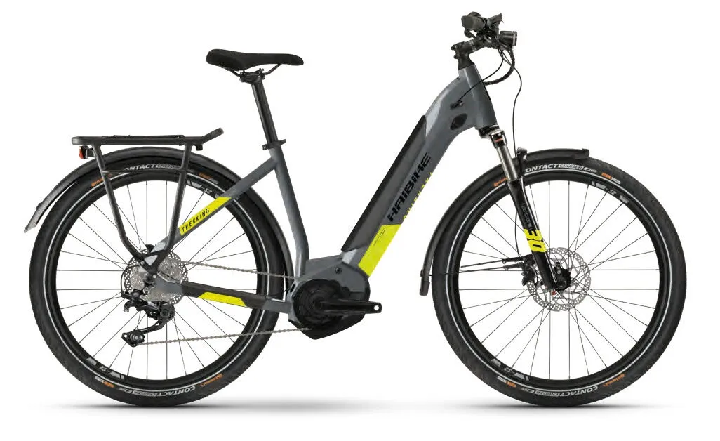 HAIBIKE TREKKING 6 Cool Grey/Red 27,5" 500 Wh Wave, Grau, 54cm HAIBIKE TREKKING 6 Cool Grey/Red 27,5" 500 Wh Wave, Grau, 54cm