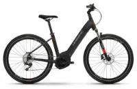 HAIBIKE Trekking 6 Cross matte black red reflex 27,5" 630 Wh Wave