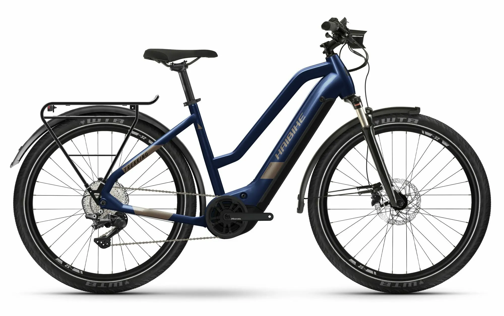 HAIBIKE Trekking 7 blue/sand 27,5" 630 Wh Trapez HAIBIKE Trekking 7 blue/sand 27,5" 630 Wh Trapez
