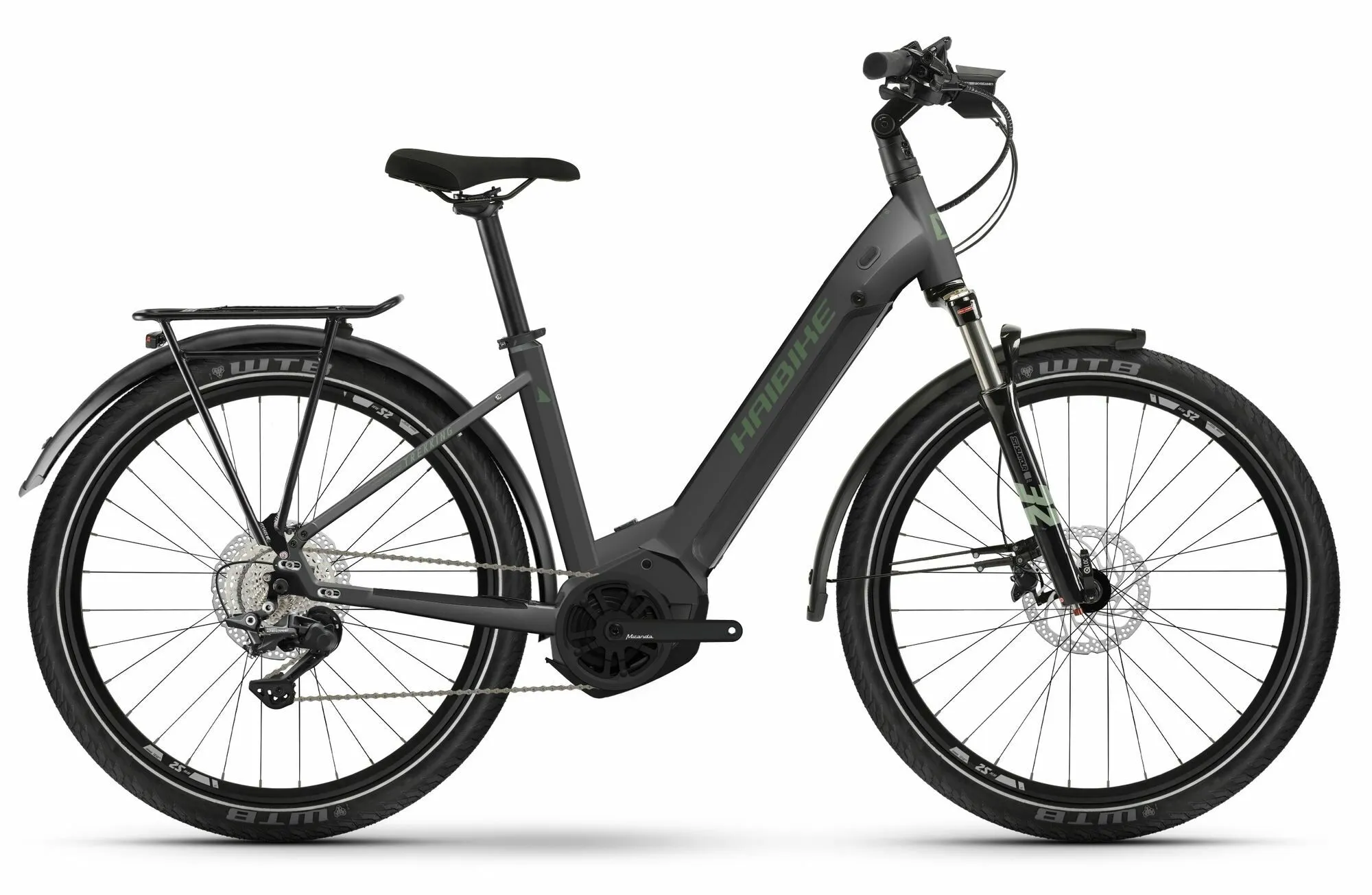HAIBIKE Trekking 7 gloss anthracite metal olive 27,5" 630 Wh Wave HAIBIKE Trekking 7 gloss anthracite metal olive 27,5" 630 Wh Wave