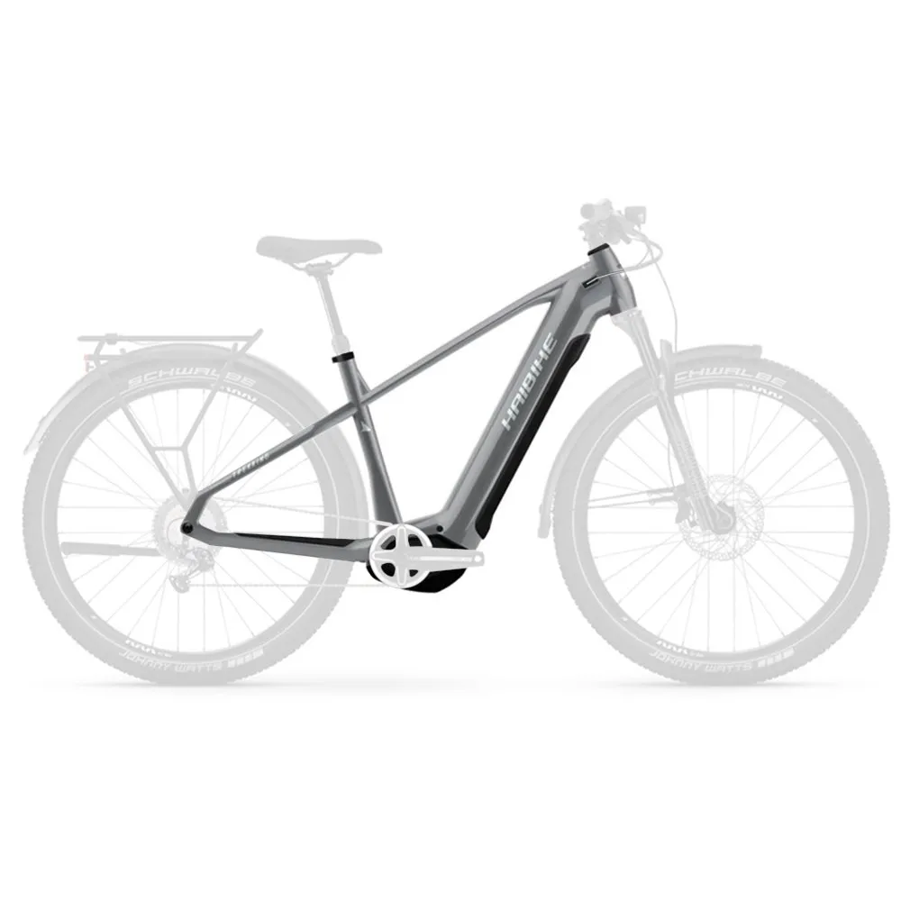 HAIBIKE Trekking 7 High 07w 27.5´´ 2023 Elektrischer Citybike Rahmen, Grey, XL, 720Wh