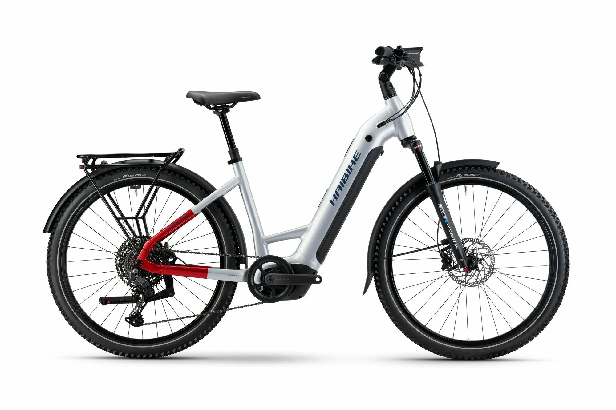HAIBIKE TREKKING 7 soft grey/red/blue glänzend 27,5" 800 Wh Wave HAIBIKE TREKKING 7 soft grey/red/blue glänzend 27,5" 800 Wh Wave