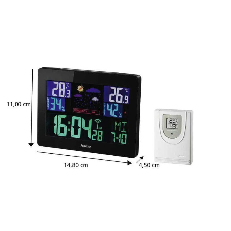 Hama Ews-1400 Wetterstation, Black, One Size Hama Ews-1400 Wetterstation, Black, One Size