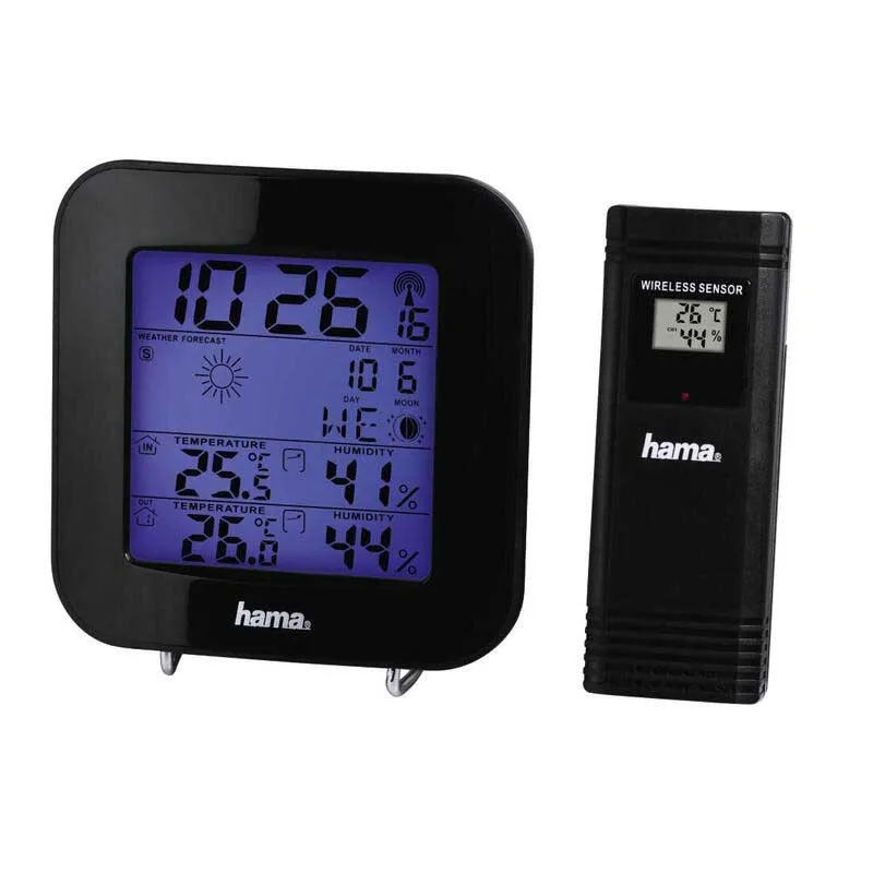 Hama Ews-200 Wetterstation, Black, One Size Hama Ews-200 Wetterstation, Black, One Size
