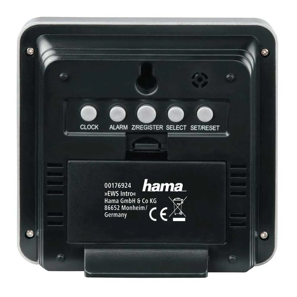 Hama Ews Intro Wetterstation, Grey / black, One Size Hama Ews Intro Wetterstation, Grey / black, One Size