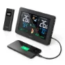 Hama Premium Wetterstation, Black, One Size