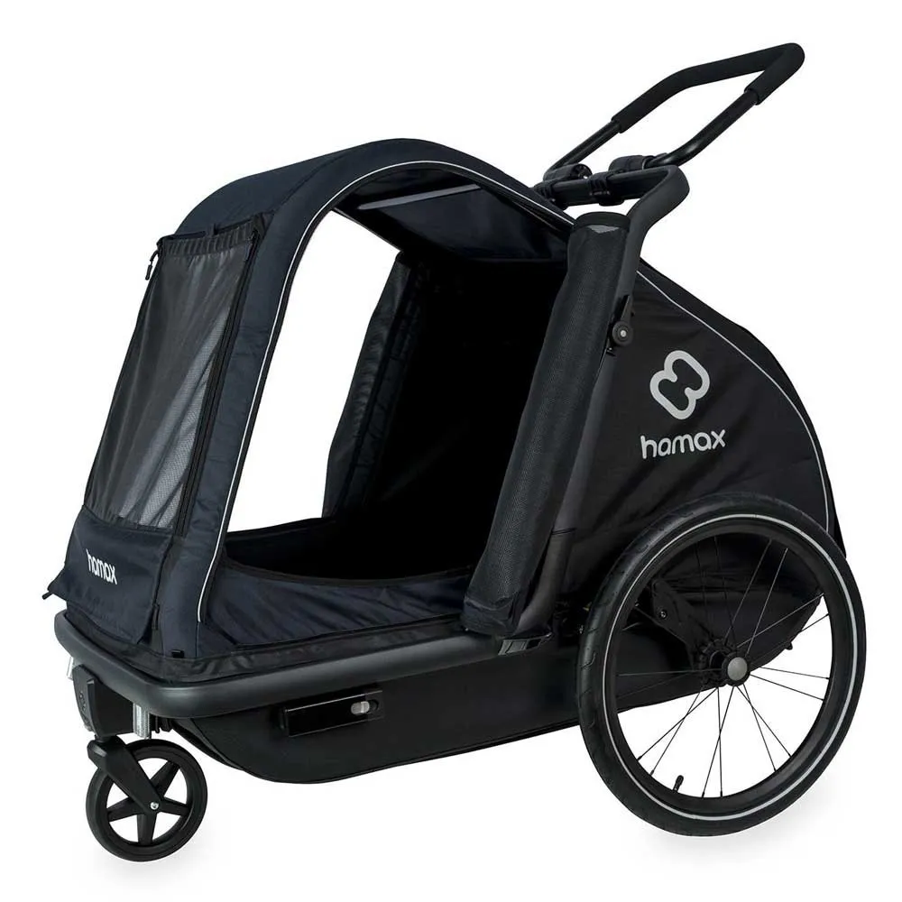 Hamax Pluto Anhängerset Für Große Hunde, Navy / black, One Size Hamax Pluto Anhängerset Für Große Hunde, Navy / black, One Size