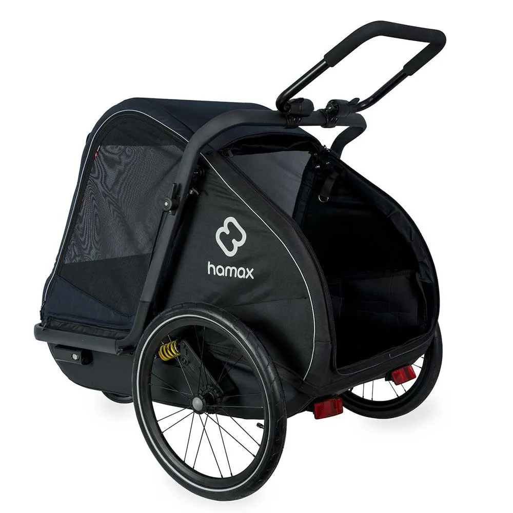 Hamax Pluto Anhängerset Für Große Hunde, Navy / black, One Size Hamax Pluto Anhängerset Für Große Hunde, Navy / black, One Size