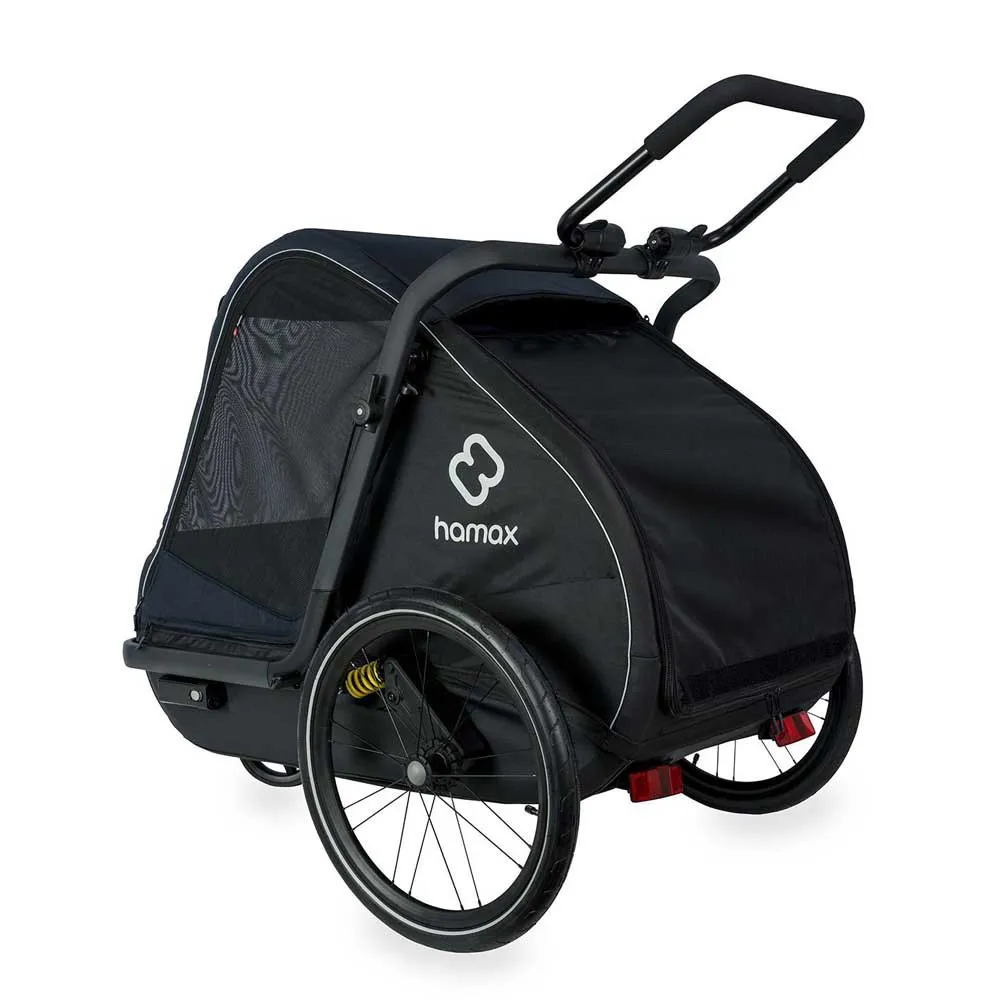 Hamax Pluto Anhängerset Für Große Hunde, Navy / black, One Size Hamax Pluto Anhängerset Für Große Hunde, Navy / black, One Size