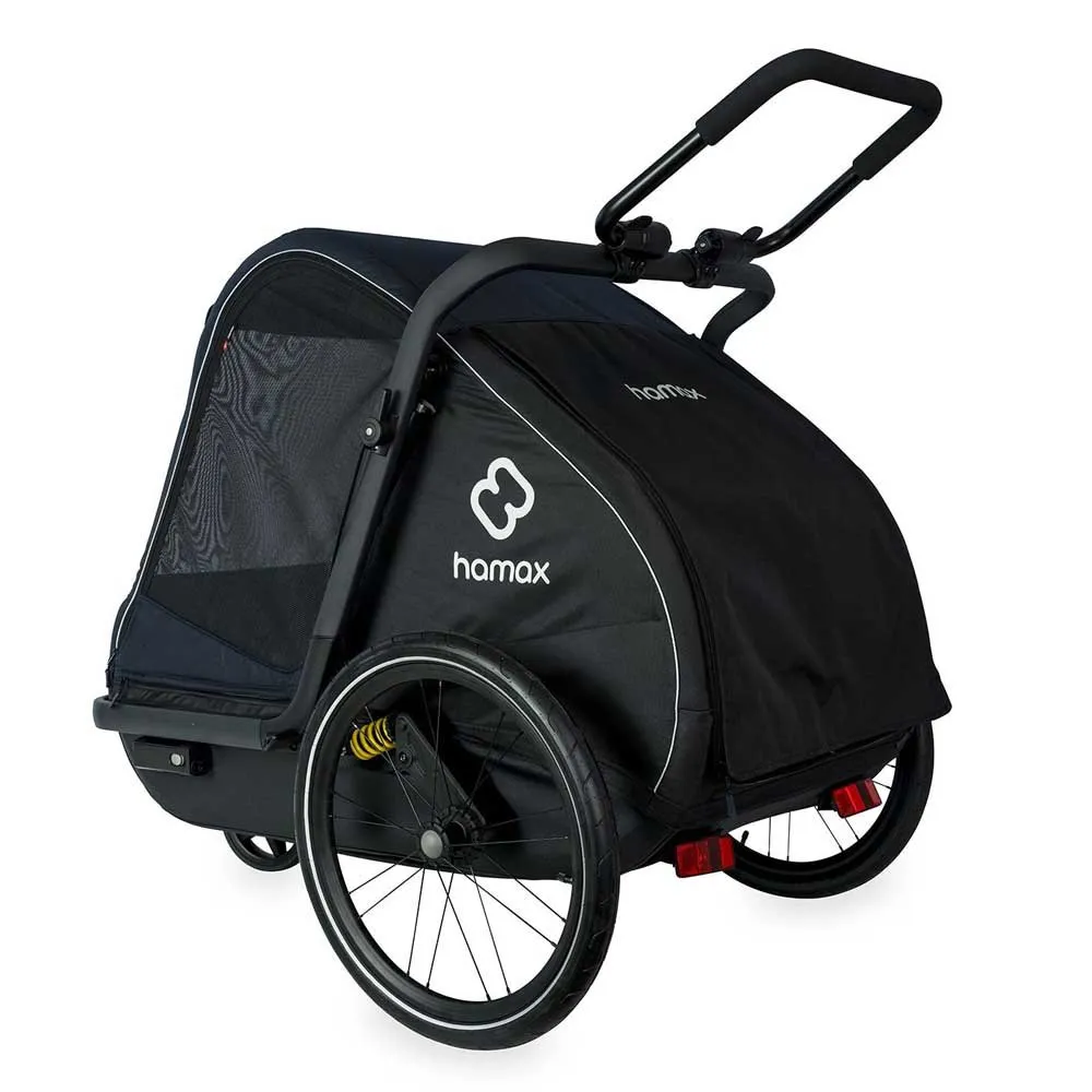 Hamax Pluto Anhängerset Für Große Hunde, Navy / black, One Size Hamax Pluto Anhängerset Für Große Hunde, Navy / black, One Size