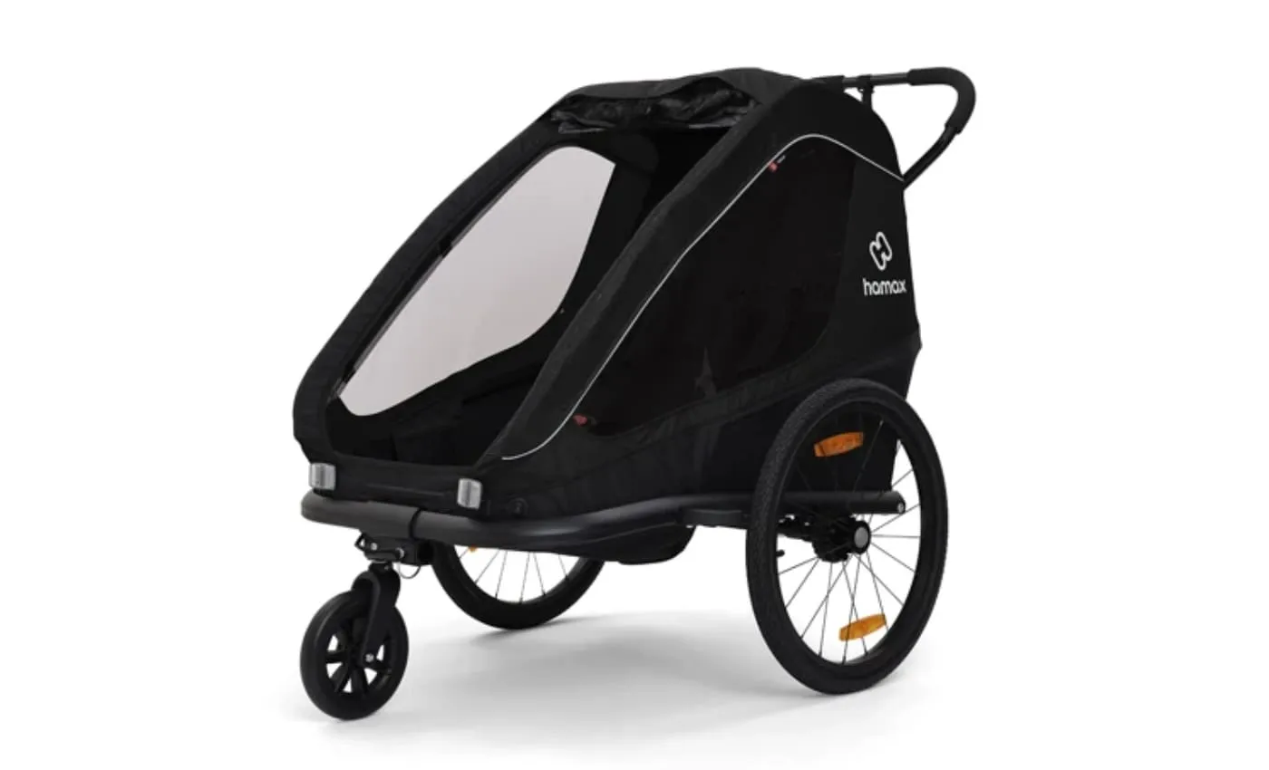 Hamax Traveller 2 Sitzer - Kinderanhänger, Schwarz Hamax Traveller 2 Sitzer - Kinderanhänger, Schwarz