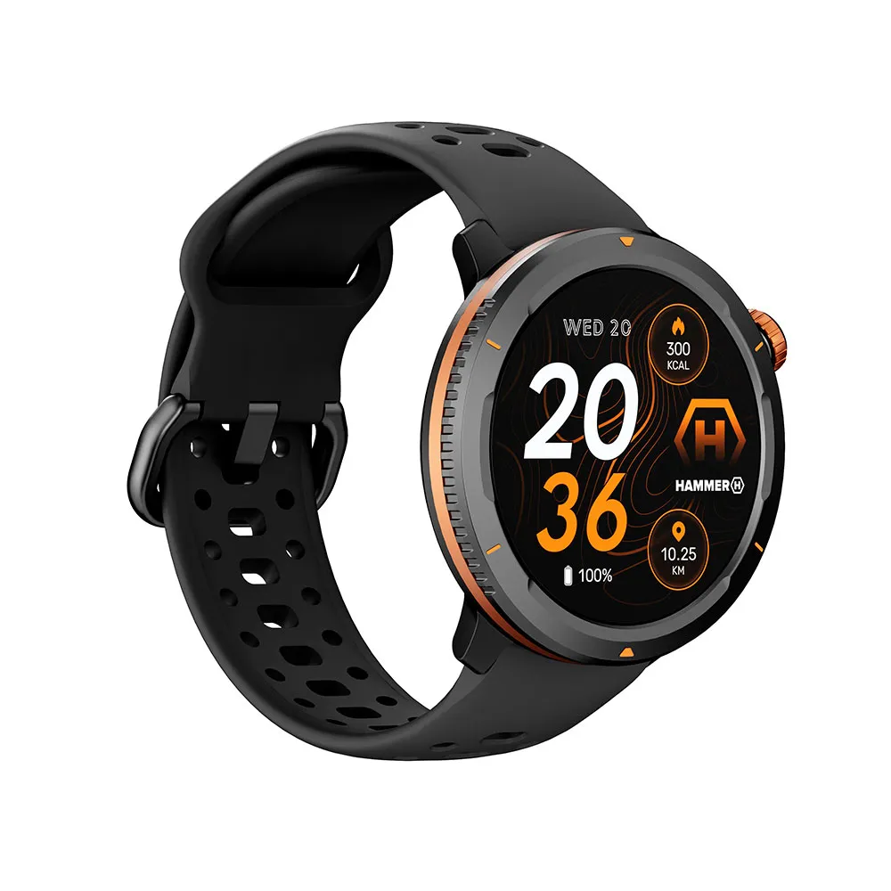 Hammer Watch 2 Lite Smartwatch, Black Hammer Watch 2 Lite Smartwatch, Black