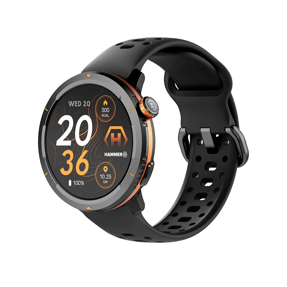 Hammer Watch 2 Lite Smartwatch, Black Hammer Watch 2 Lite Smartwatch, Black