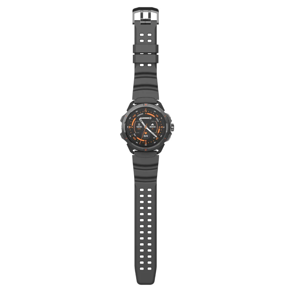 Hammer Watch 2 Smartwatch, Black Hammer Watch 2 Smartwatch, Black
