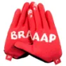 Handup Braaap Paisley Handschuhe, Red