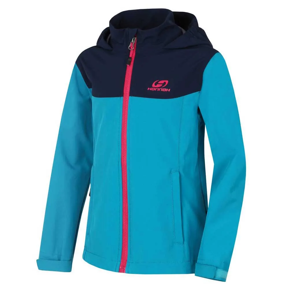 Hannah Abona Softshelljacke, Enamel blue / black iris, 6-7Y Hannah Abona Softshelljacke, Enamel blue / black iris, 6-7Y