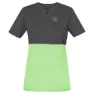 Asphalt / paradise green mel