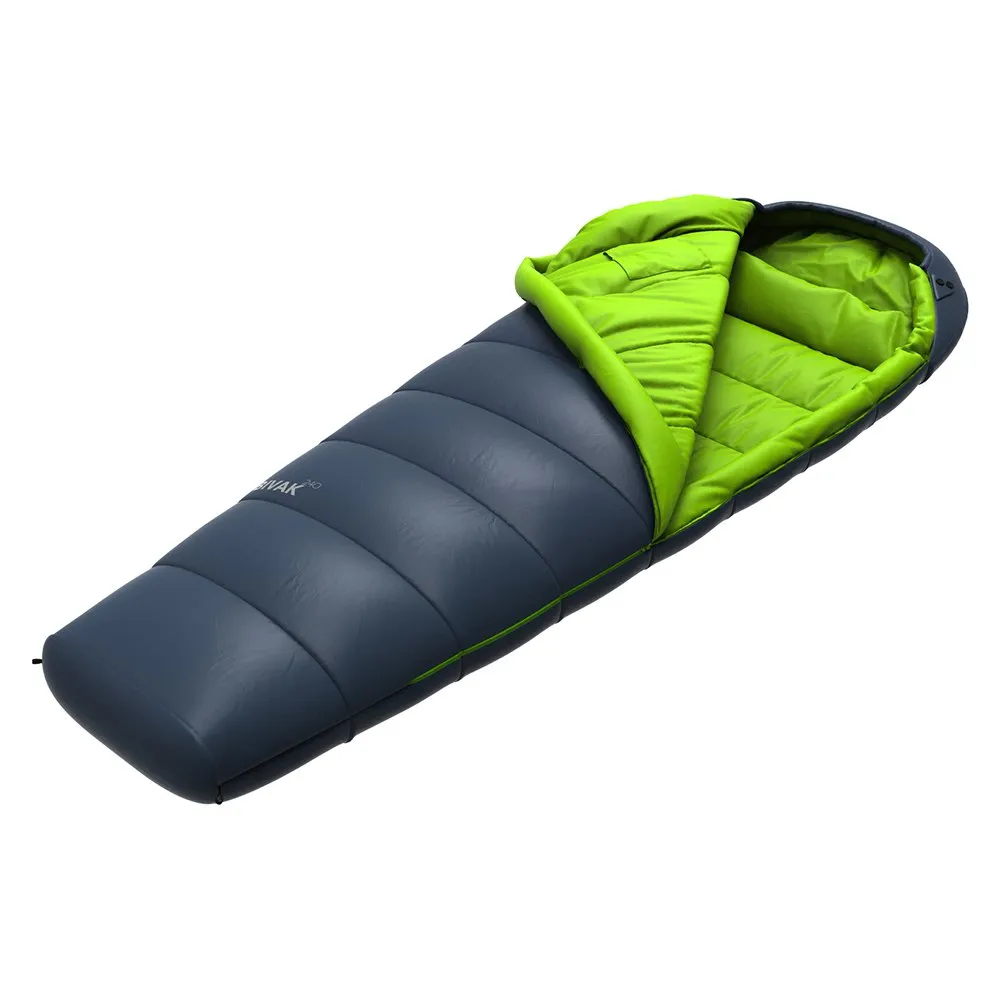 Hannah Bivak 240 Schlafsack, Midnight navy / lime green ii, Left Zipper Hannah Bivak 240 Schlafsack, Midnight navy / lime green ii, Left Zipper