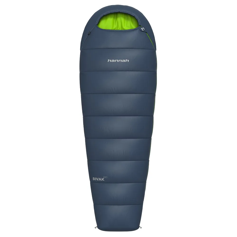 Hannah Bivak 240 Schlafsack, Midnight navy / lime green ii, Left Zipper Hannah Bivak 240 Schlafsack, Midnight navy / lime green ii, Left Zipper