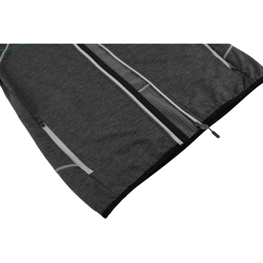 Hannah Demarco Fleece Mit Durchgehendem Reißverschluss, Dark gray melange Hannah Demarco Fleece Mit Durchgehendem Reißverschluss, Dark gray melange