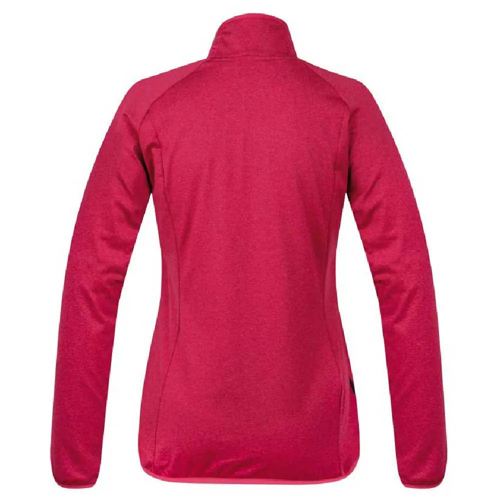 Hannah Edun Fleece Mit Durchgehendem Reißverschluss, Raspberry sorbet / raspberry mel