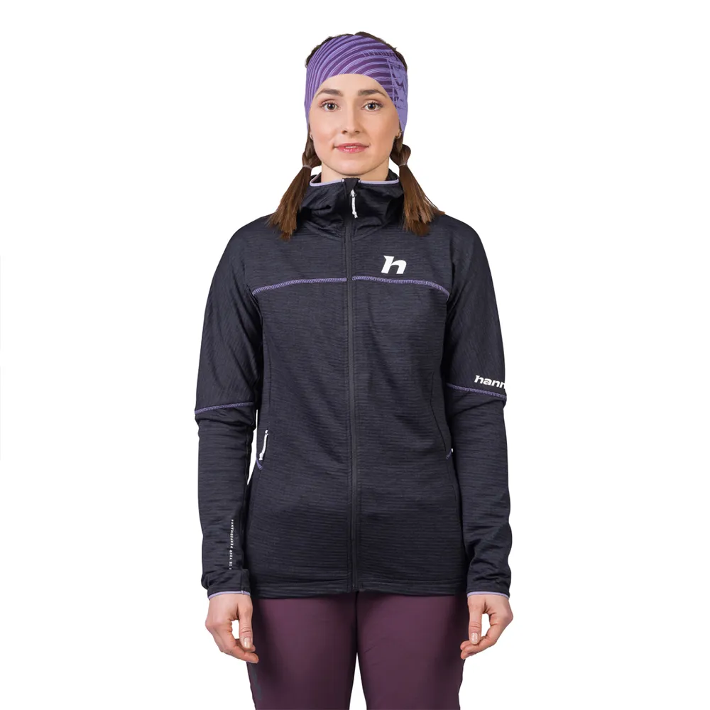 Hannah Meda Hoody Fleece Mit Durchgehendem Reißverschluss Hannah Meda Hoody Fleece Mit Durchgehendem Reißverschluss