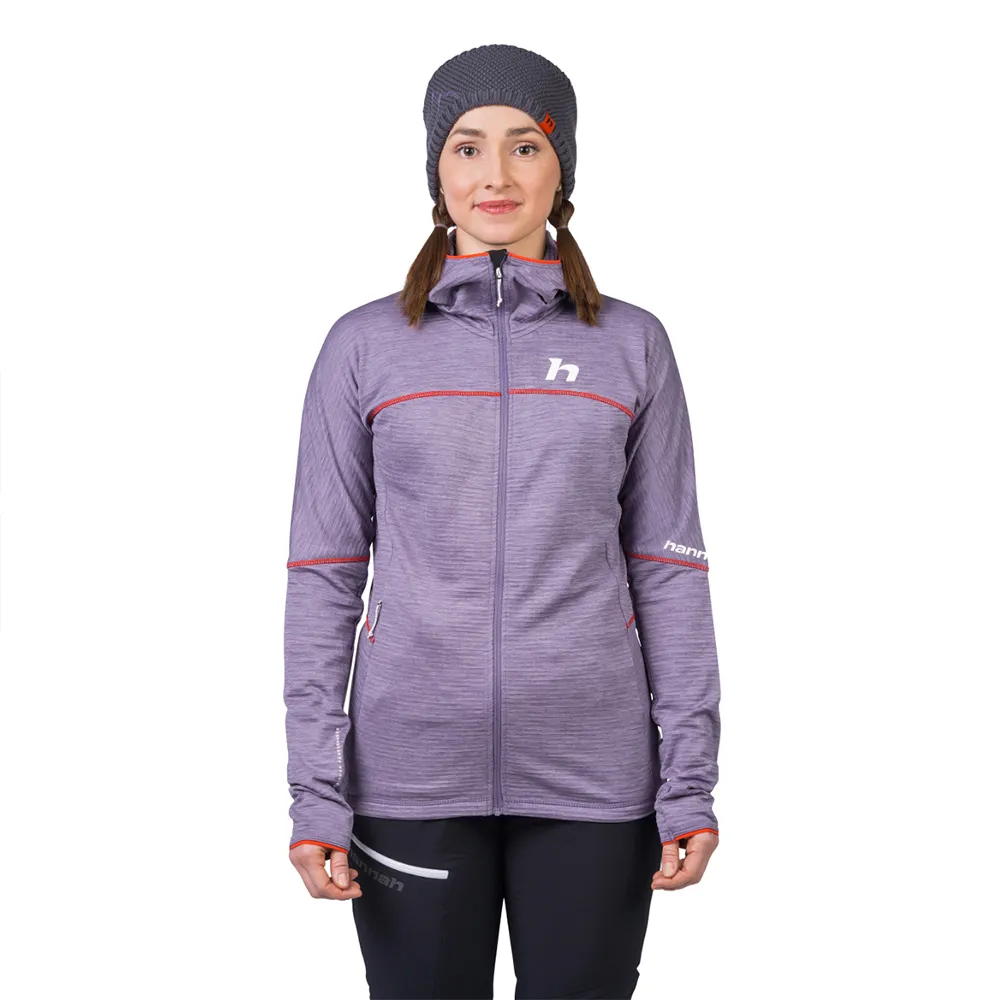 Hannah Meda Hoody Fleece Mit Durchgehendem Reißverschluss Hannah Meda Hoody Fleece Mit Durchgehendem Reißverschluss