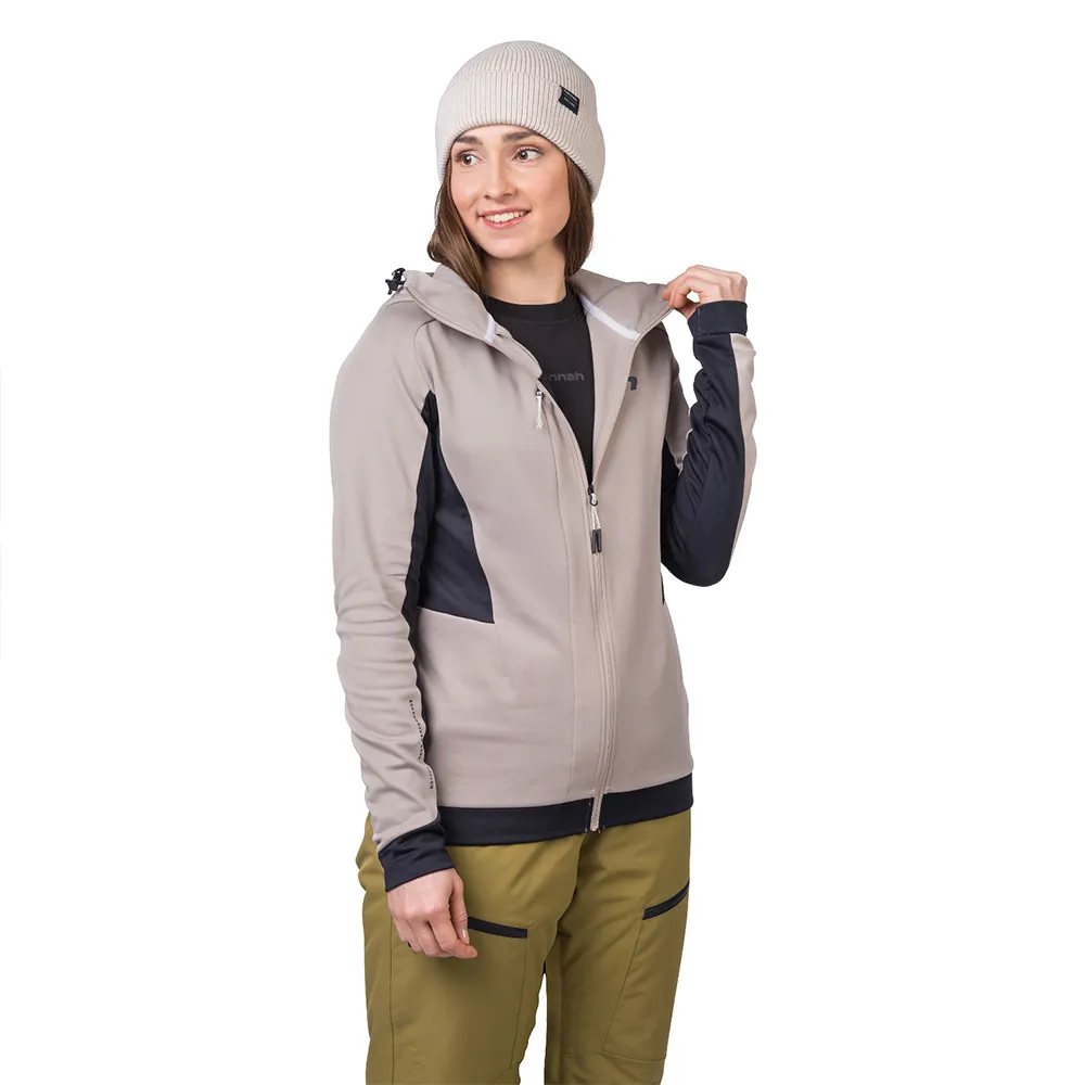 Hannah Nela Hoody Fleece Mit Durchgehendem Reißverschluss Hannah Nela Hoody Fleece Mit Durchgehendem Reißverschluss