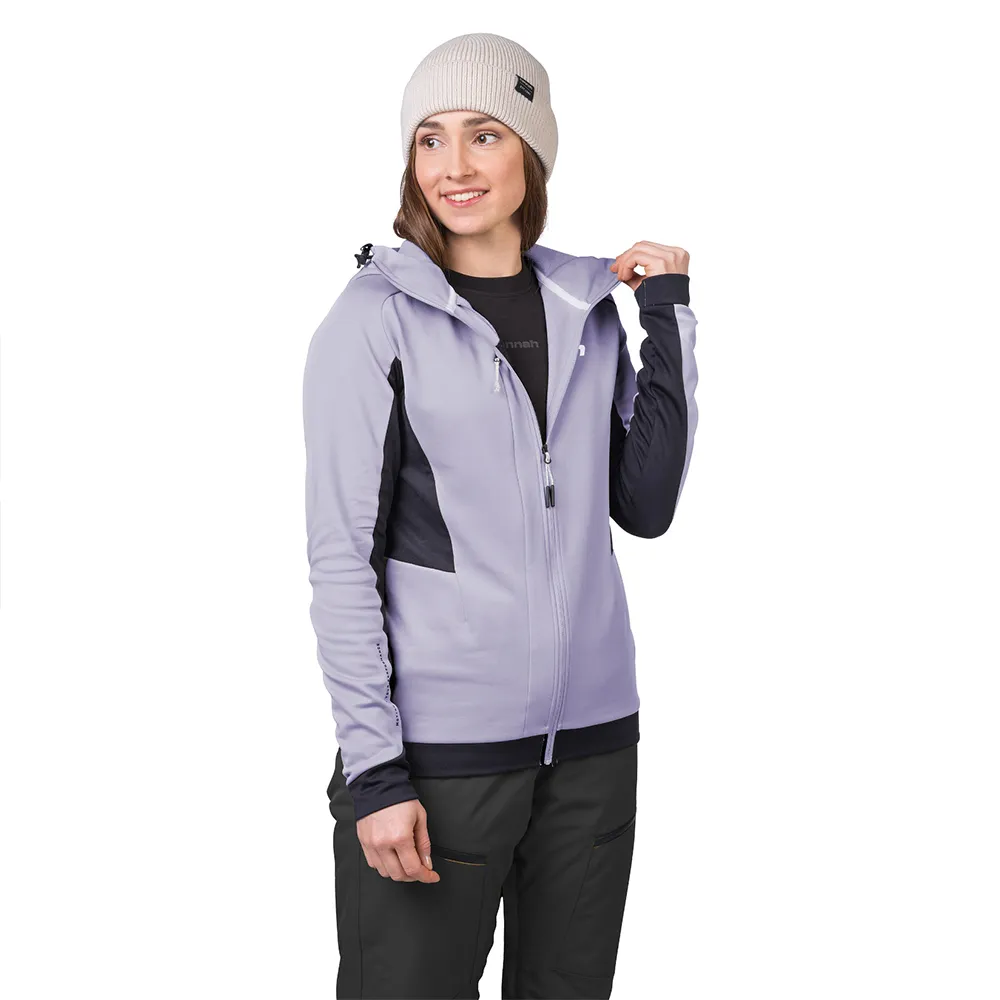 Hannah Nela Hoody Fleece Mit Durchgehendem Reißverschluss Hannah Nela Hoody Fleece Mit Durchgehendem Reißverschluss