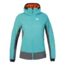 Hannah Steep Jacke, Latigo bay / gray pinstripe