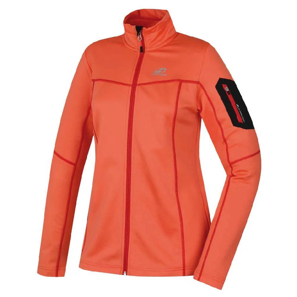 Hannah Thea Fleece Mit Durchgehendem Reißverschluss, Living coral Hannah Thea Fleece Mit Durchgehendem Reißverschluss, Living coral