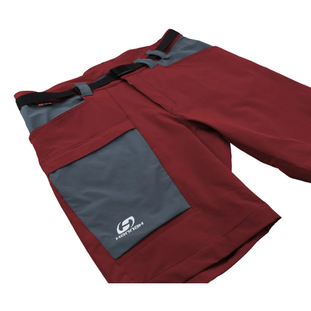 Hannah Verne Softshell Kurze Hose, Sun-dried tomato / dark slate