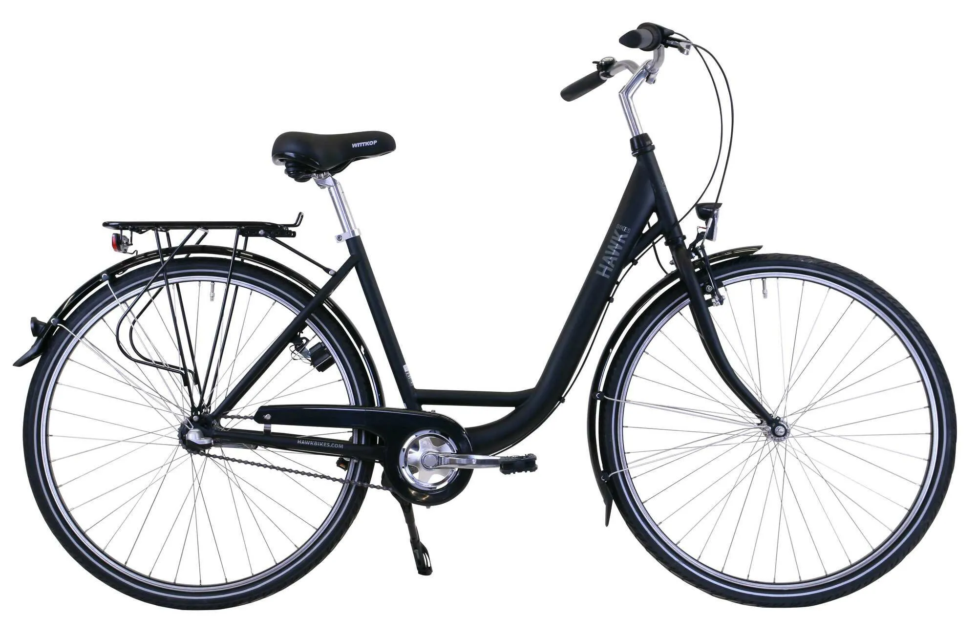Hawk Bikes City Wave Premium 2023 26" Wave, Schwarz, 43cm Hawk Bikes City Wave Premium 2023 26" Wave, Schwarz, 43cm
