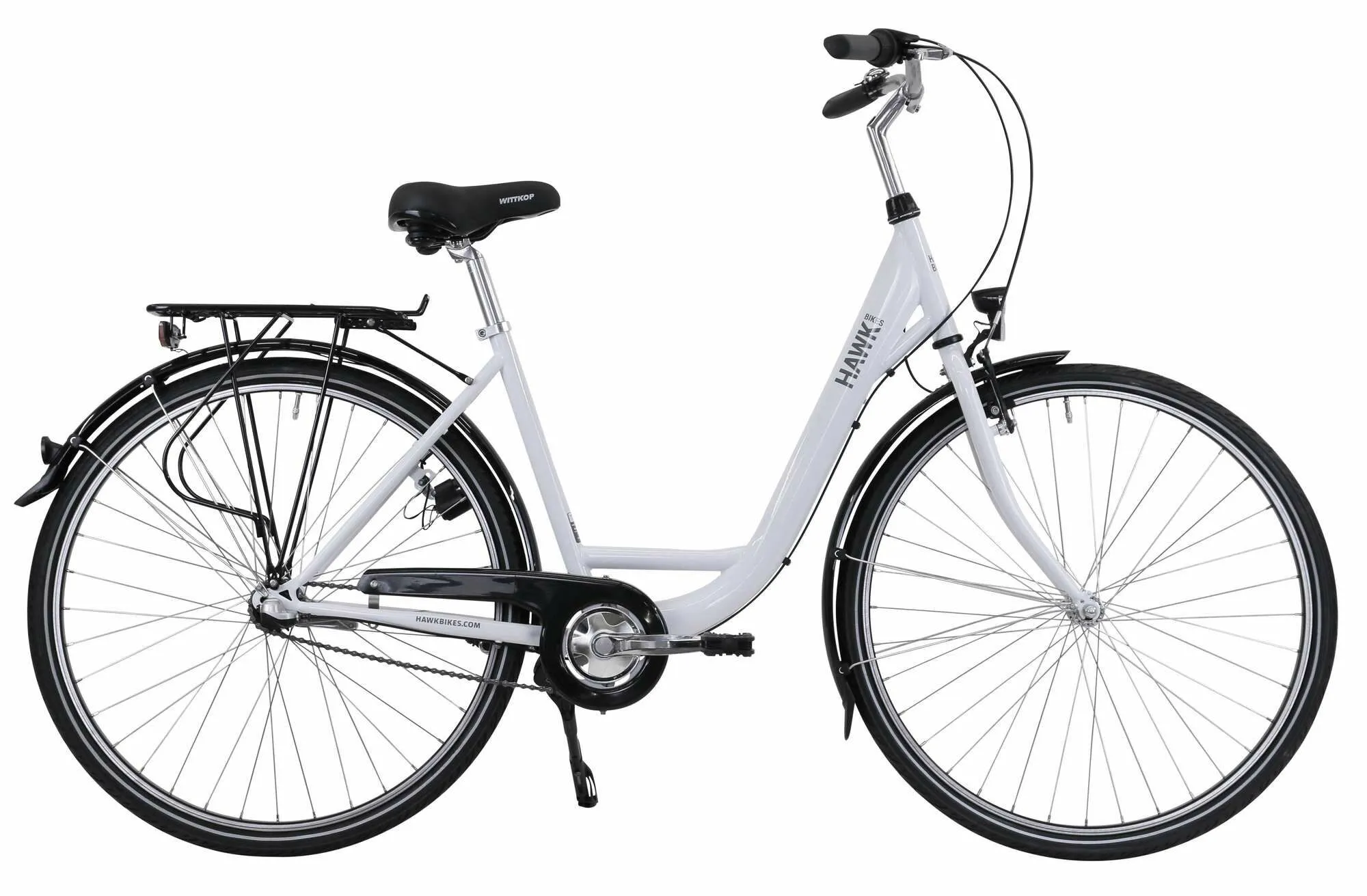 Hawk Bikes City Wave Premium White 2023 28" Wave, Weiß, 48cm Hawk Bikes City Wave Premium White 2023 28" Wave, Weiß, 48cm