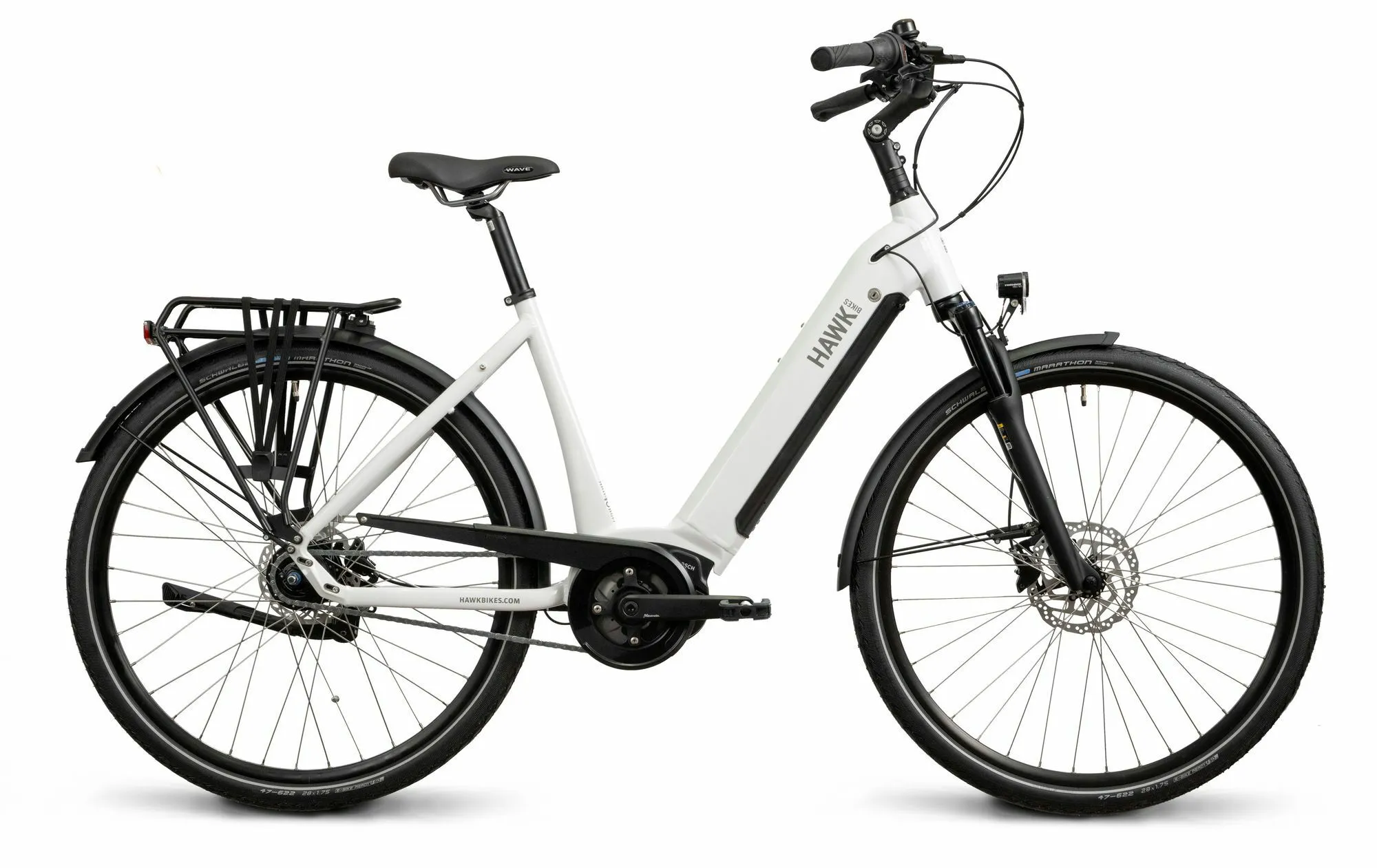 Hawk Bikes E-City Wave 400 Weiß 28" 400 Wh Wave Hawk Bikes E-City Wave 400 Weiß 28" 400 Wh Wave