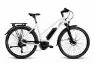 Hawk Bikes E-Trekking 500 Lady Weiß 28" 500 Wh Trapez