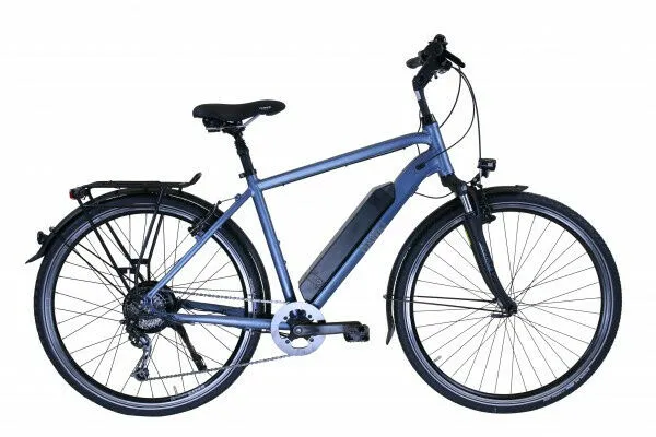 Hawk Bikes E-Trekking BAFANG Gent 28" 418 Wh Diamant, Blau, 50cm Hawk Bikes E-Trekking BAFANG Gent 28" 418 Wh Diamant, Blau, 50cm