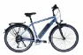 Hawk Bikes E-Trekking BAFANG Gent 28" 418 Wh Diamant, Blau, 50cm