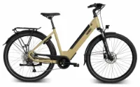 Hawk Bikes E-Trekking Integrated Lady Bafang Olivgelb 28" 522 Wh Wave Hawk Bikes E-Trekking Integrated Lady Bafang Olivgelb 28" 522 Wh Wave