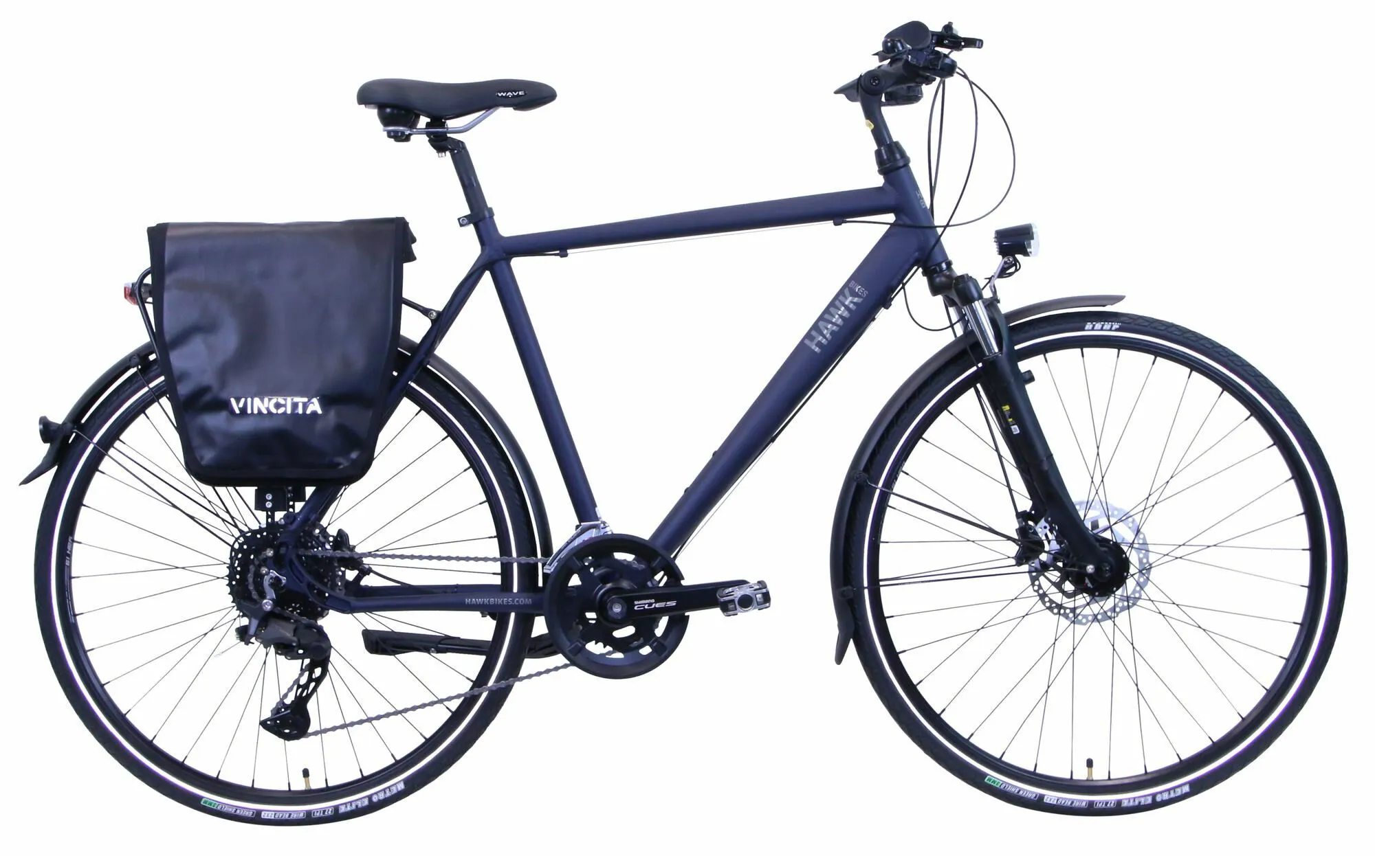 Hawk Bikes Trekking Gent Deluxe Plus Ocean Blue 2023 28" Diamant Hawk Bikes Trekking Gent Deluxe Plus Ocean Blue 2023 28" Diamant